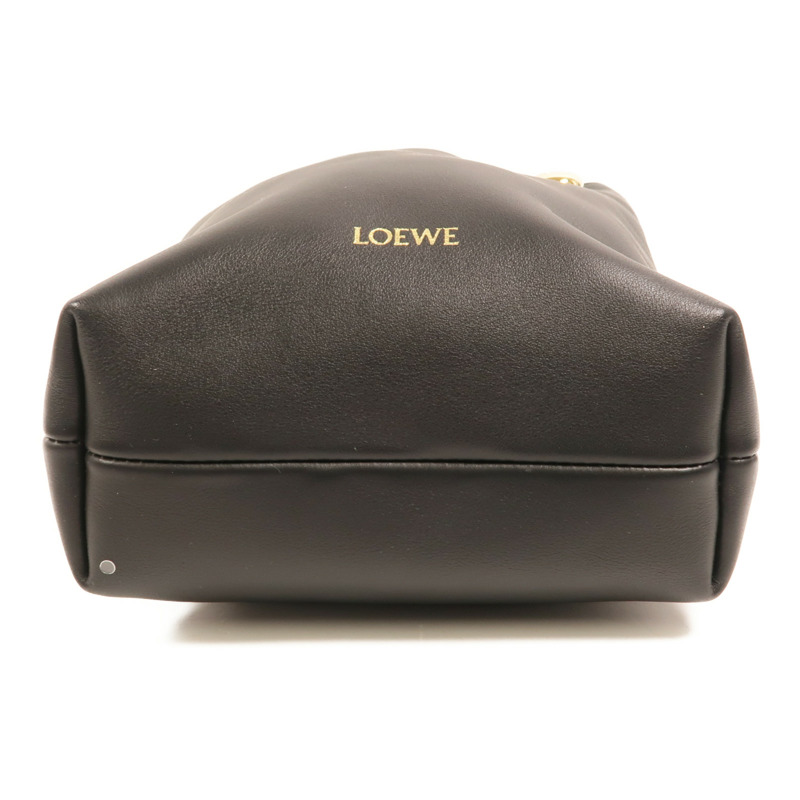 LOEWE 牛皮皮革Pebble Pouch肩背袋-3