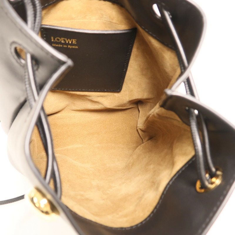 LOEWE 牛皮皮革Pebble Pouch肩背袋-4