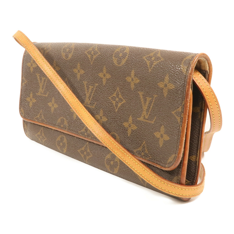 LOUIS VUITTON Monogram Pochette Twin GM金扣肩背袋-2