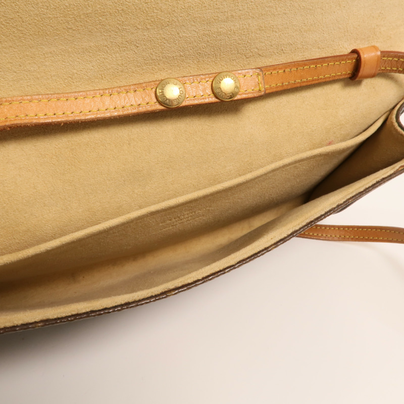 LOUIS VUITTON Monogram Pochette Twin GM金扣肩背袋-4