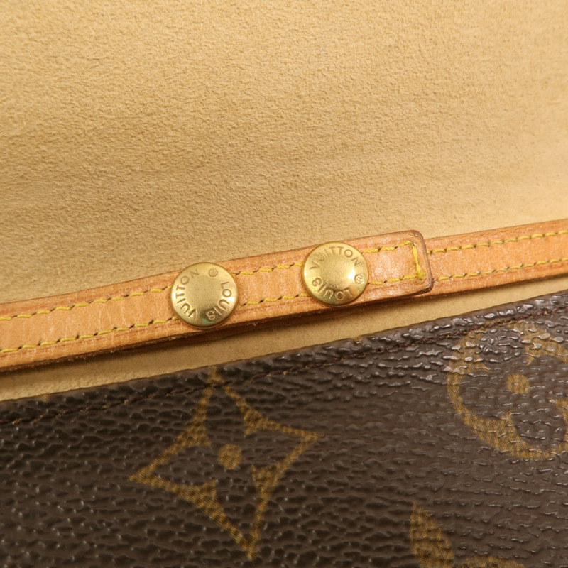 LOUIS VUITTON Monogram Pochette Twin GM金扣肩背袋-14