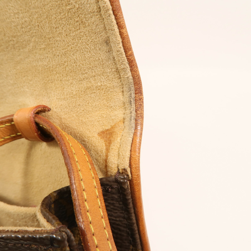 LOUIS VUITTON Monogram Pochette Twin GM金扣肩背袋-15