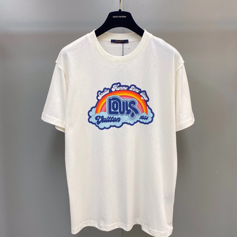 Louis Vuitton 路易威登 彩虹印花圓領短袖-0