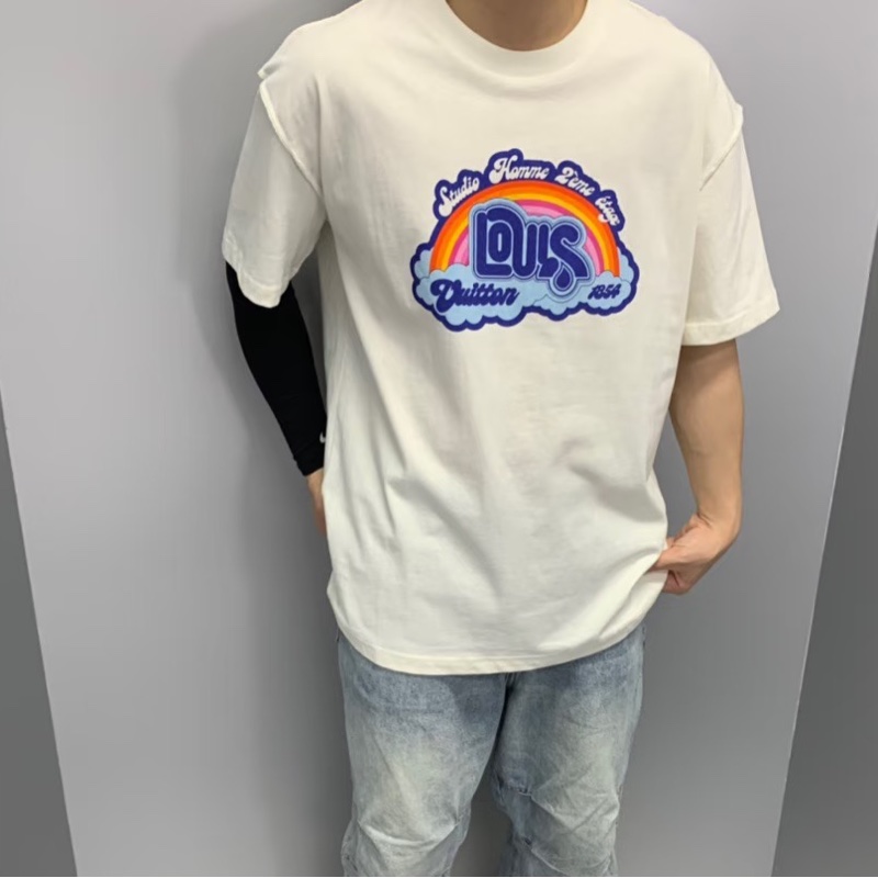 Louis Vuitton 路易威登 彩虹印花圓領短袖-2