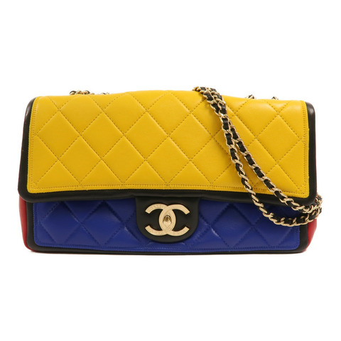CHANEL 羊皮皮革Chain Shoulder鏈帶肩背袋