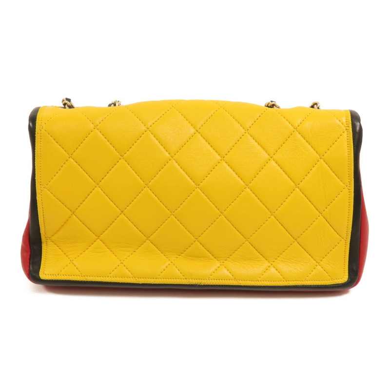 CHANEL 羊皮皮革Chain Shoulder鏈帶肩背袋-1