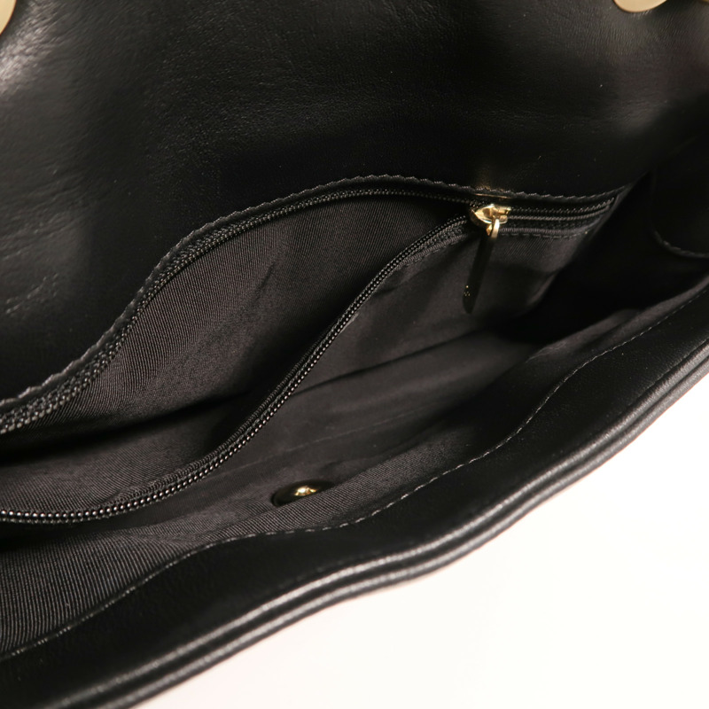 CHANEL 羊皮皮革Chain Shoulder鏈帶肩背袋-4