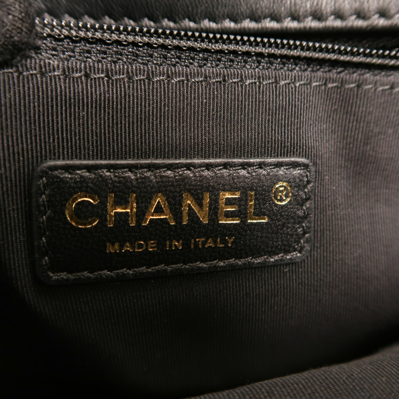 CHANEL 羊皮皮革Chain Shoulder鏈帶肩背袋-5