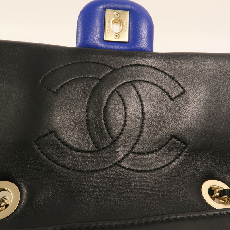 CHANEL 羊皮皮革Chain Shoulder鏈帶肩背袋-7