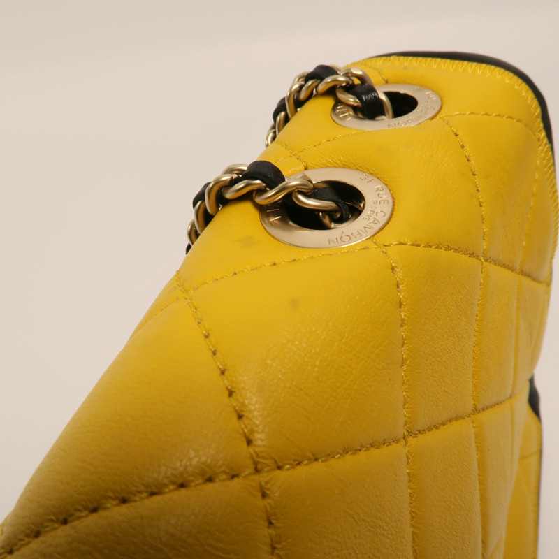 CHANEL 羊皮皮革Chain Shoulder鏈帶肩背袋-16