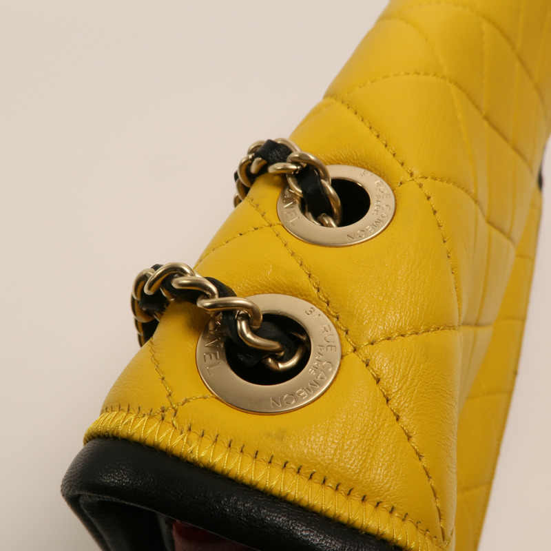 CHANEL 羊皮皮革Chain Shoulder鏈帶肩背袋-17