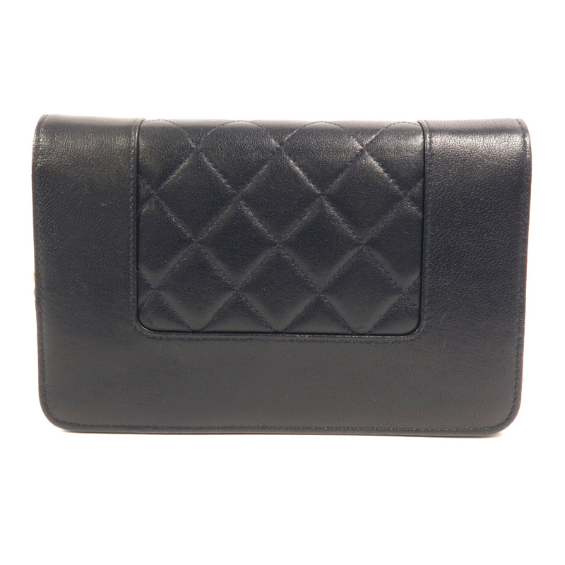 CHANEL 牛皮皮革Mademoiselle Wallet On Chain鏈帶肩背袋-1
