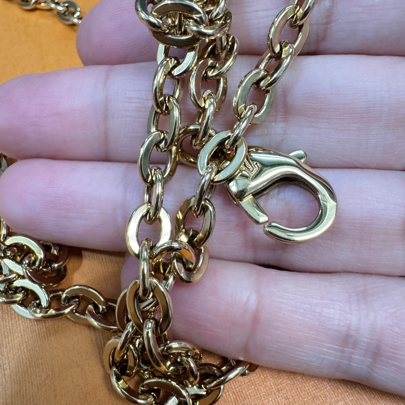 LV WOC三合一水波紋鏈條包 斜背包 台灣購證正本 極新包-20