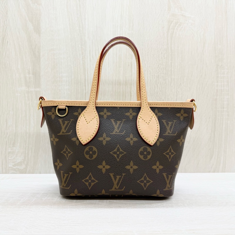 LV💕原花Neverfull BB奶茶背帶M46705-2