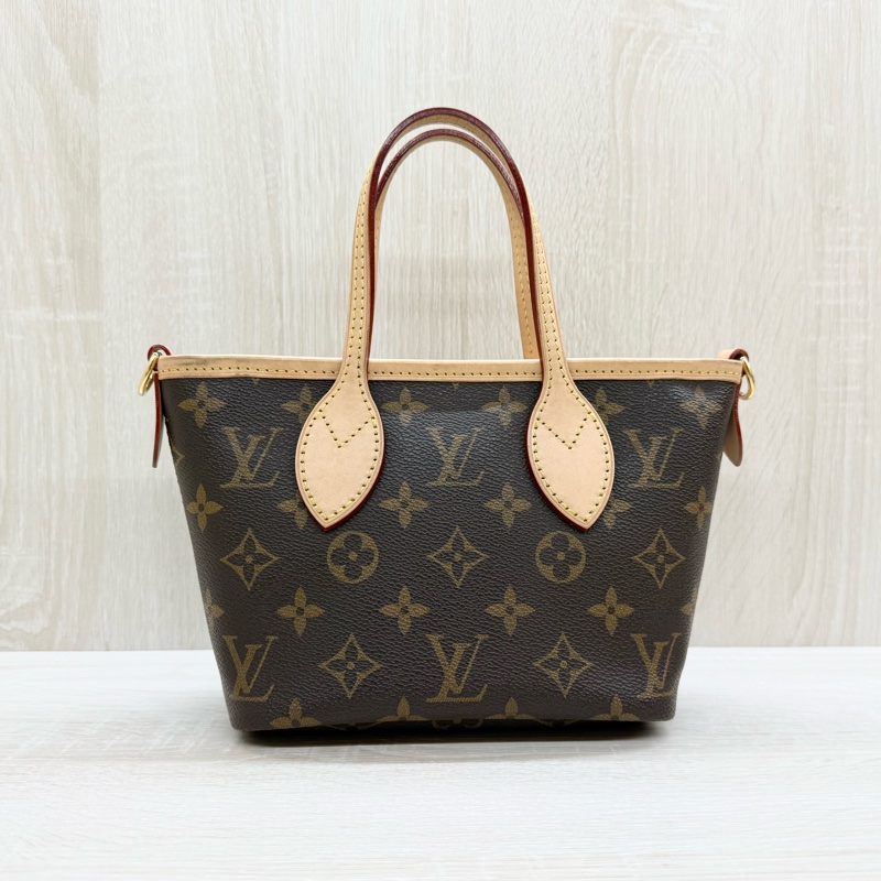 LV💕原花Neverfull BB奶茶背帶M46705-3