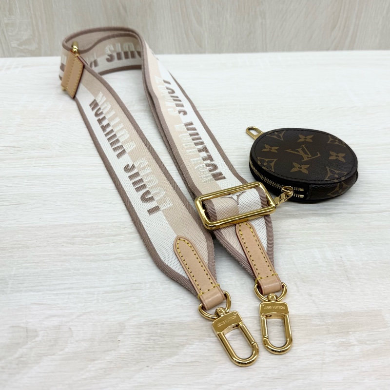 LV💕原花Neverfull BB奶茶背帶M46705-10