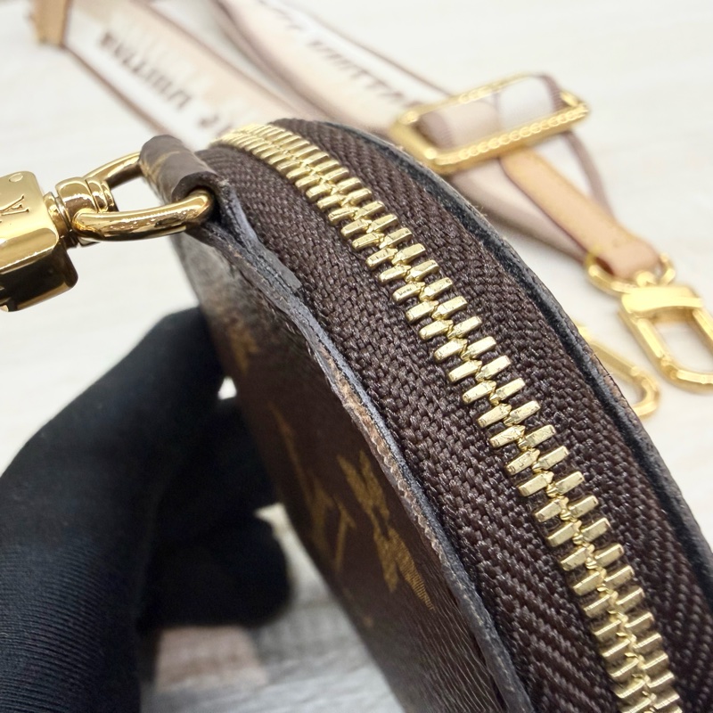 LV💕原花Neverfull BB奶茶背帶M46705-11