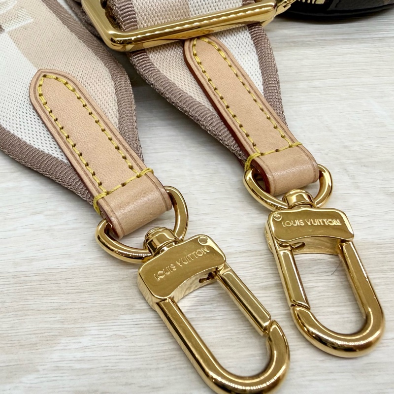 LV💕原花Neverfull BB奶茶背帶M46705-12