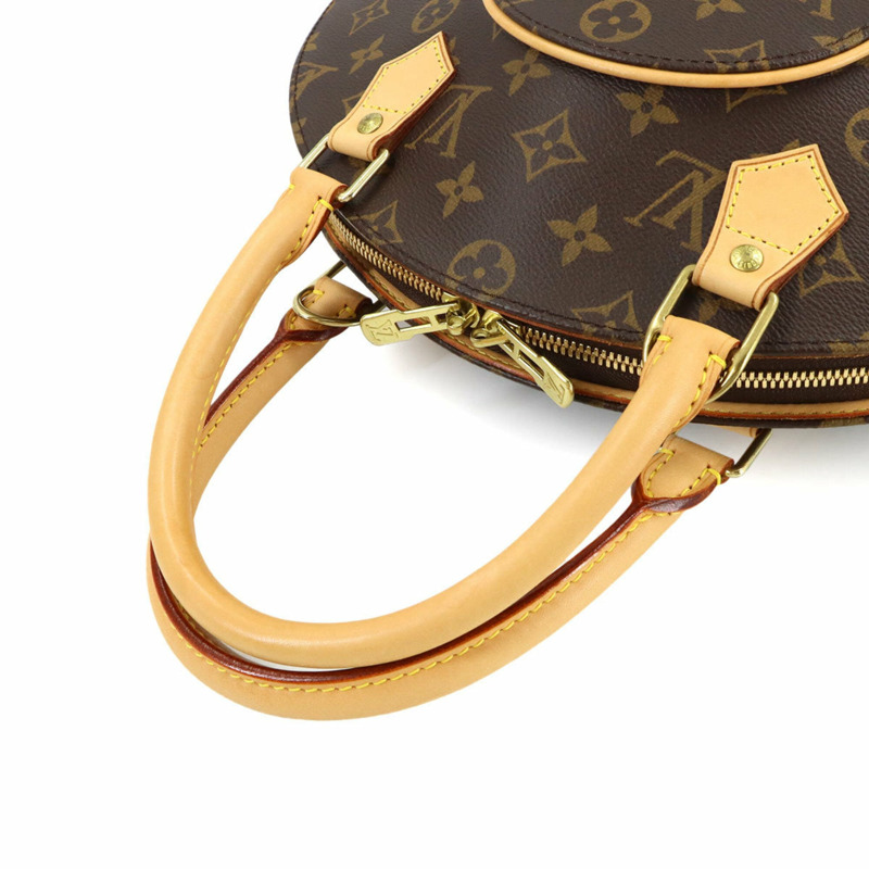 路易威登 Monogram Ellipse PM 手提包,棕色,M51127,金色五金-4