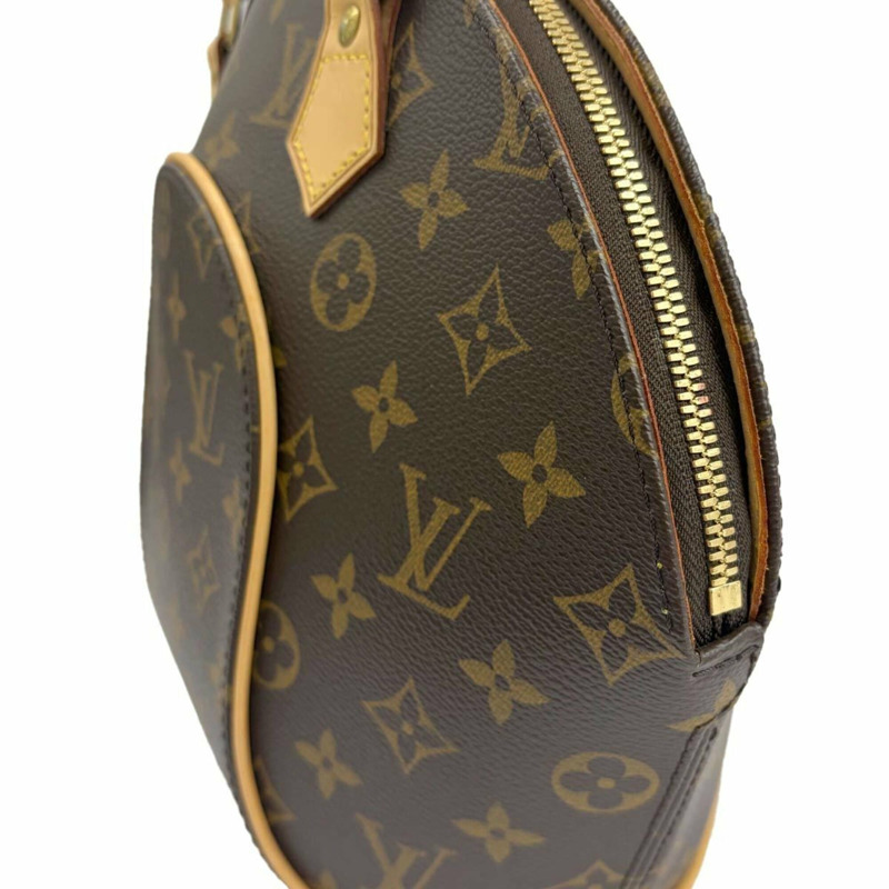 路易威登 Monogram Ellipse PM 手提包,棕色,M51127,金色五金-7
