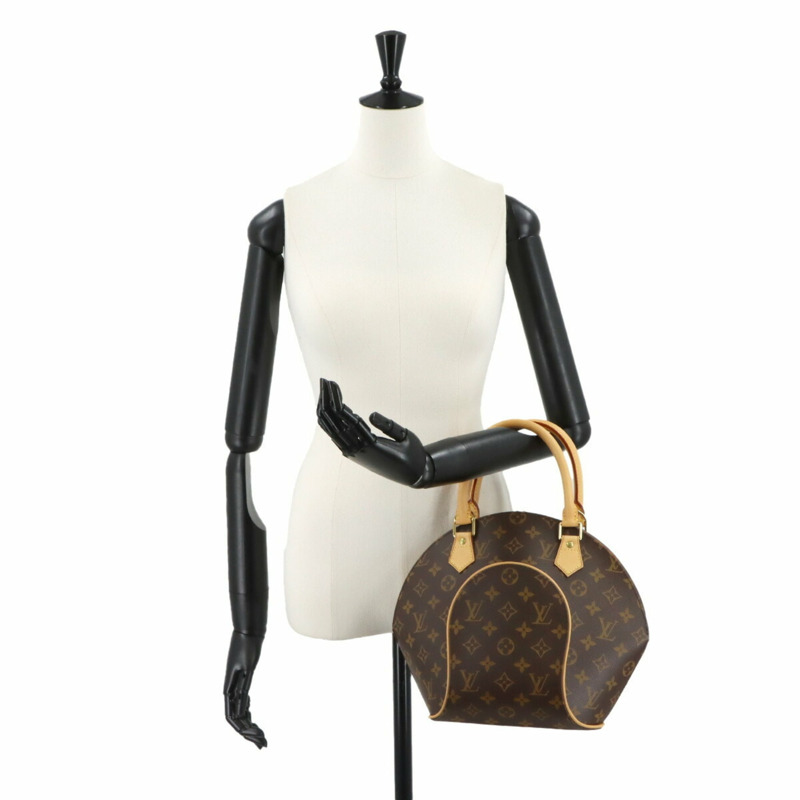 路易威登 Monogram Ellipse PM 手提包,棕色,M51127,金色五金-8