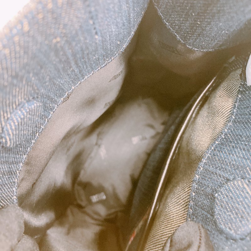 MS0666 Diesel 迪賽 購物 手提包 中號 牛仔布 牛仔藍 銀扣 Les Shoppers Tote Bag Size M Denim Blue x PHW-13