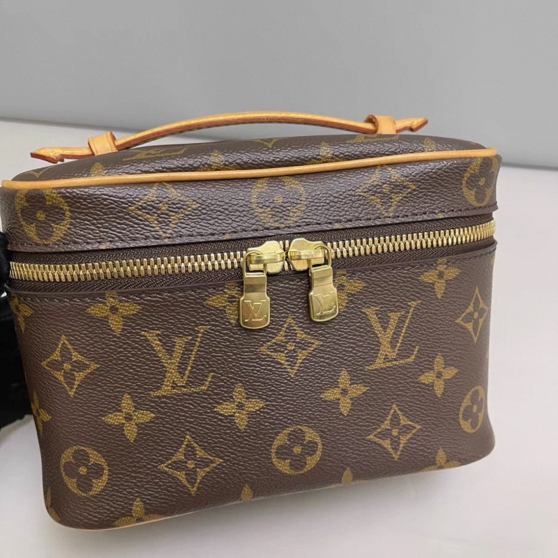 LV路易威登Nice迷你老花化妝包 芯片-5