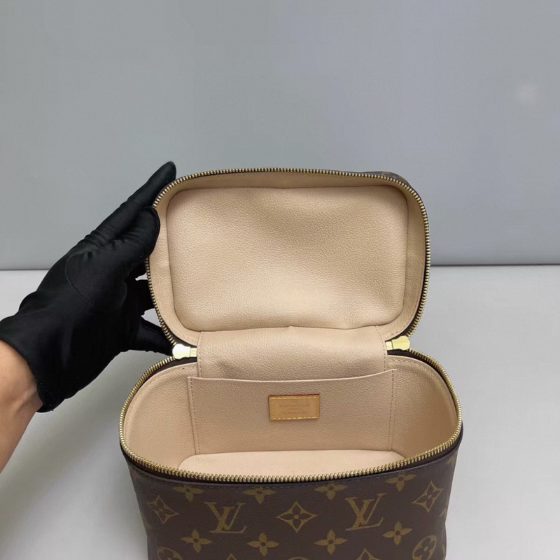 LV路易威登Nice迷你老花化妝包 芯片-6