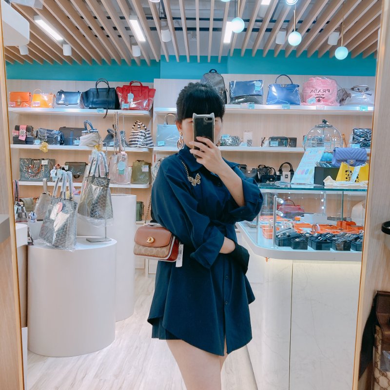 MS0663	Coach Cassie 17 Signature 3-Way Bag Canvas and Calfskin Tan x GHW-19