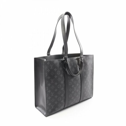 路易威登 LOUIS VUITTON Sac Plat 24H 單肩包 Tote Shoulder Handbag M47059 Monogram eclipse