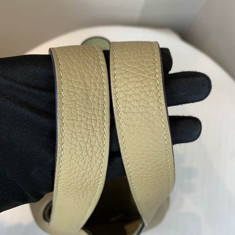 愛馬仕/Hermes Picotin Lock 22 米色金扣菜籃子手提水桶包 配件:鎖頭 塵袋 22x17x21cm-4