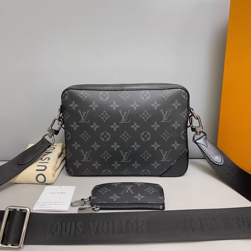 LV路易威登Trio男士黑老花三合一-1