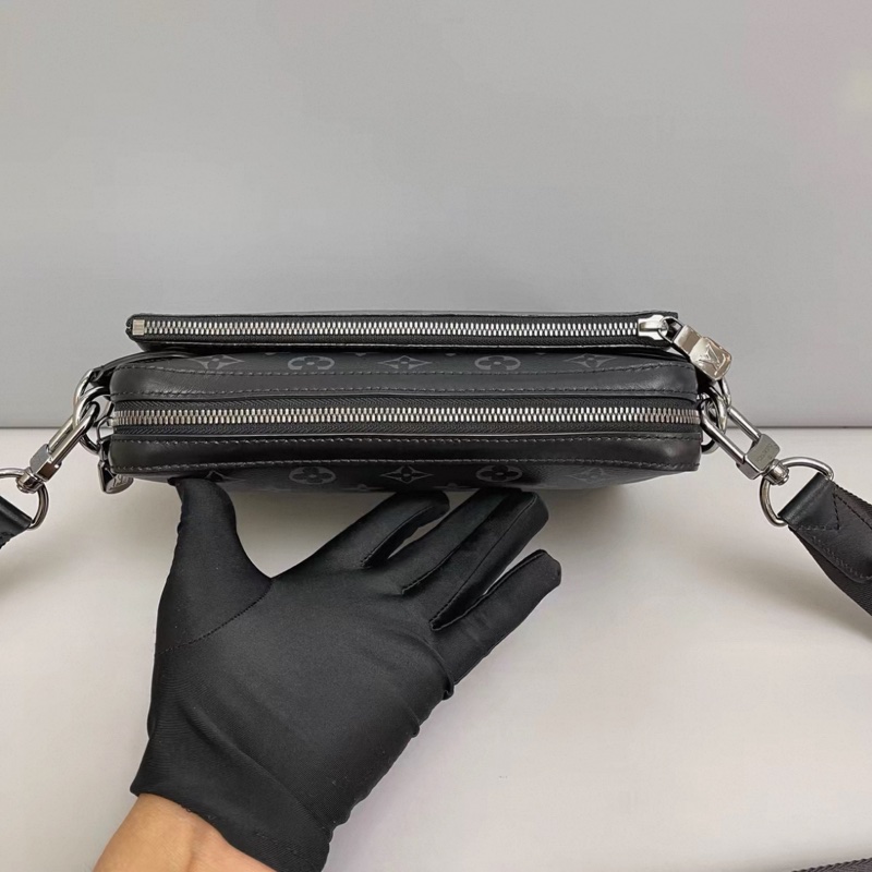 LV路易威登Trio男士黑老花三合一-4