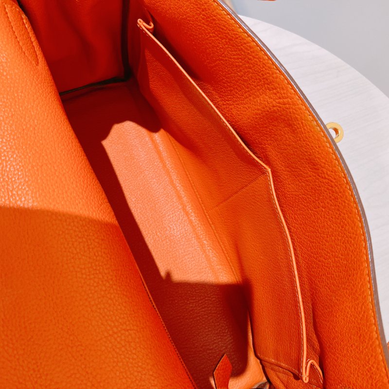 TK2002	  愛馬仕 橙色拼金 Hermes Kelly 32 Togo Orange X GHW #Square L-25