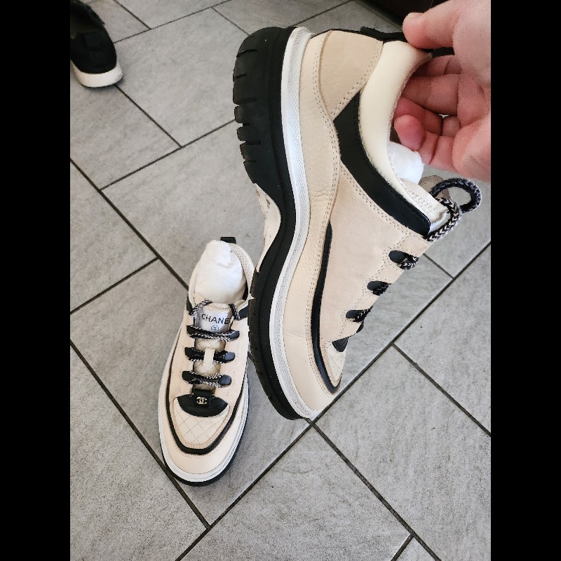 chanel真皮休閒鞋36.5-2