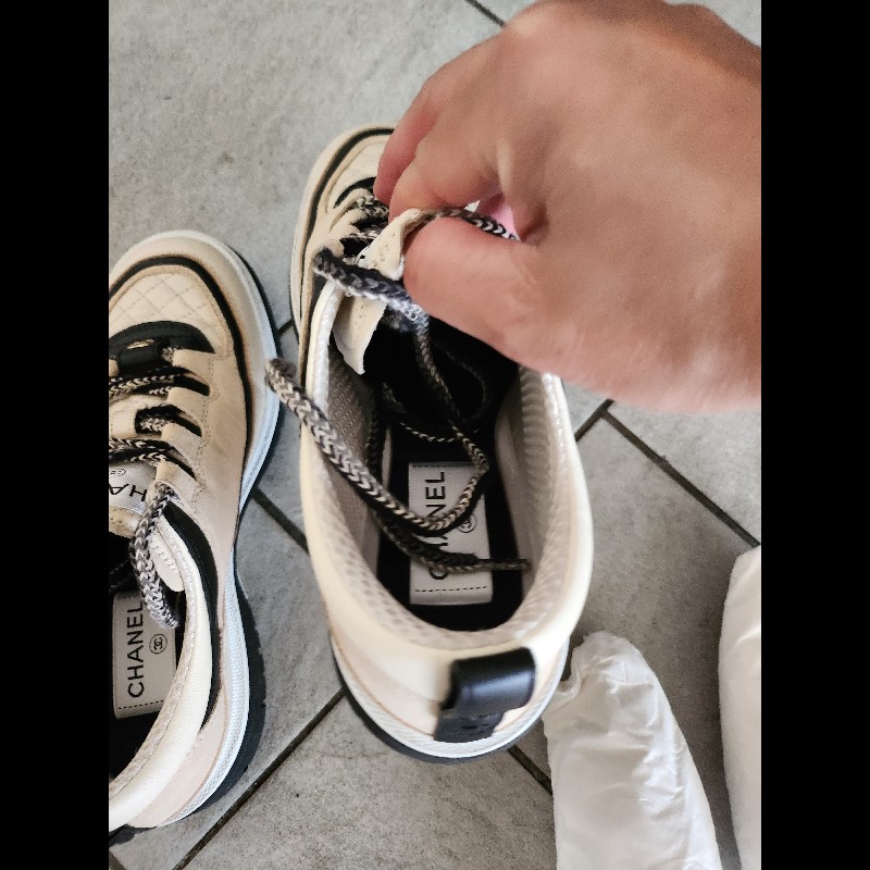 chanel真皮休閒鞋36.5-6