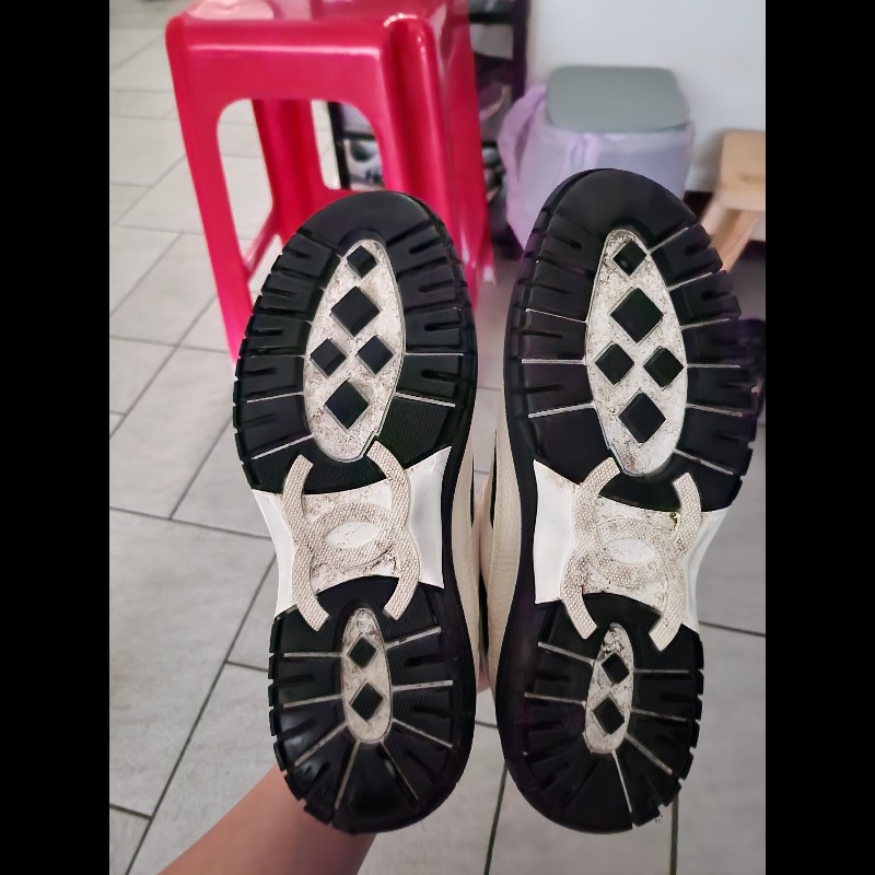 chanel真皮休閒鞋36.5-8