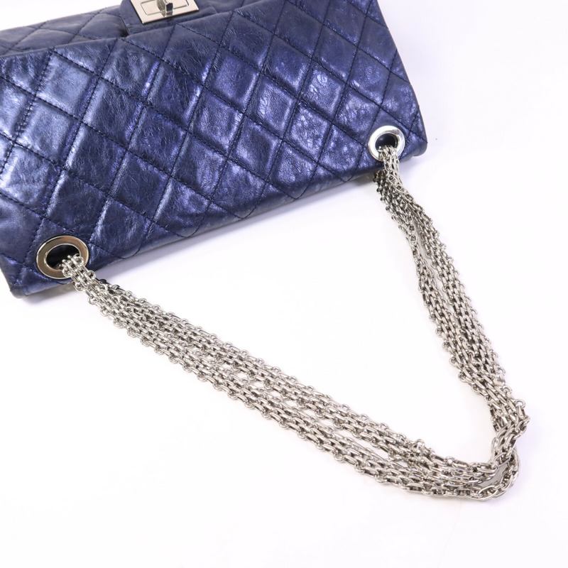 CHANEL 牛皮皮革2.55 Chain Shoulder Bag鏈帶肩背袋-8