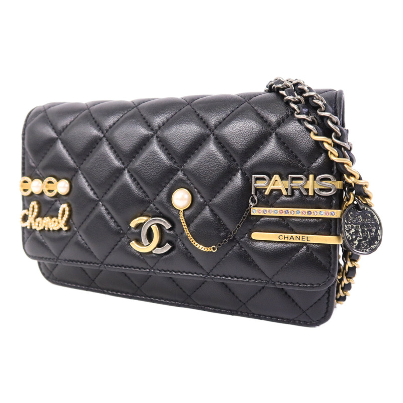 CHANEL 羊皮皮革Wallet On Chain肩背袋-2