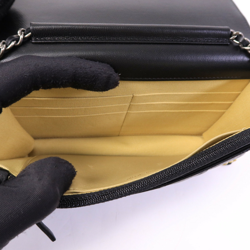 CHANEL 羊皮皮革Wallet On Chain肩背袋-4