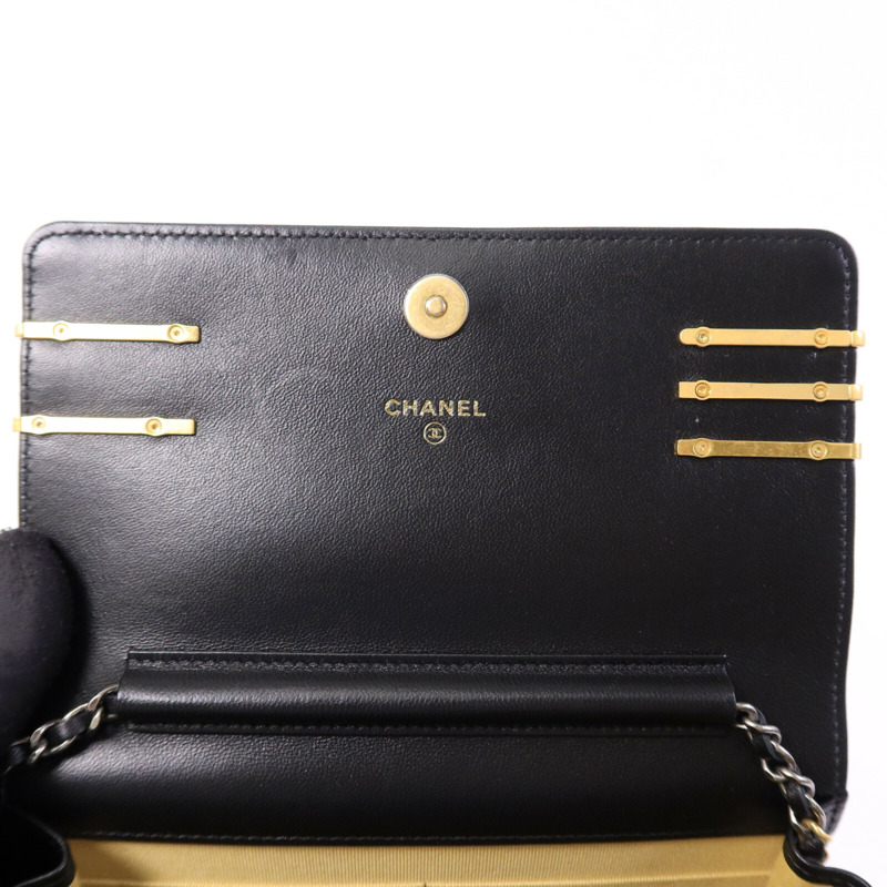 CHANEL 羊皮皮革Wallet On Chain肩背袋-15