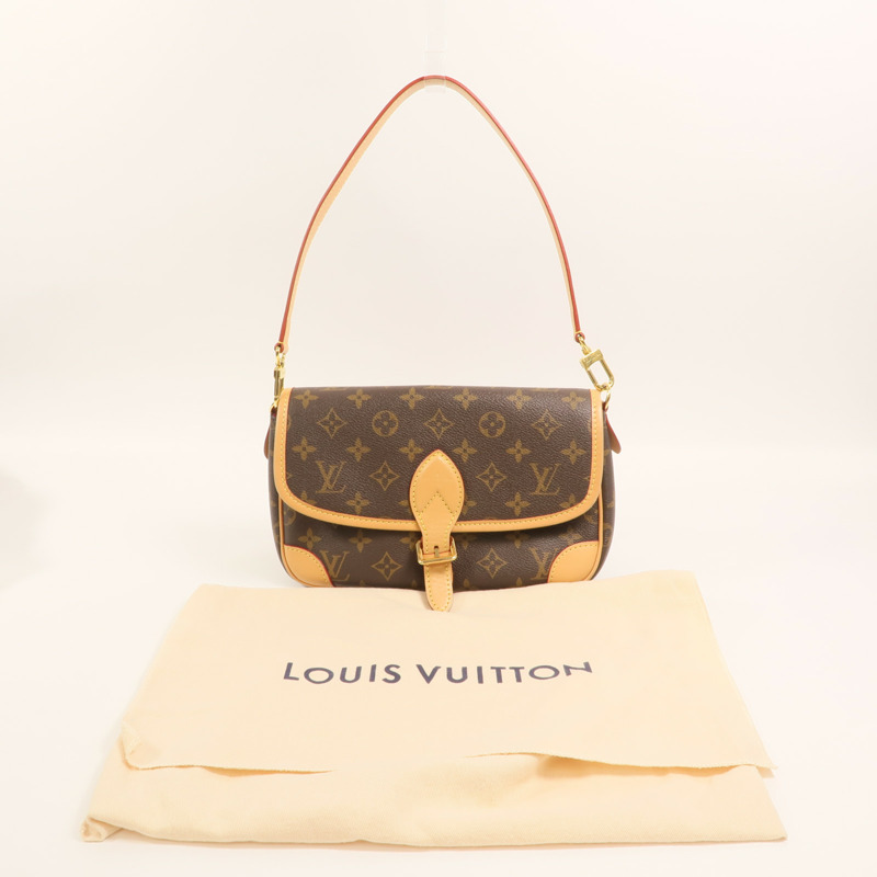 LOUIS VUITTON Monogram Diane金扣手挽袋-7