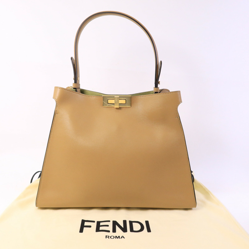 FENDI 牛皮皮革Way Medium Bag手挽袋-9