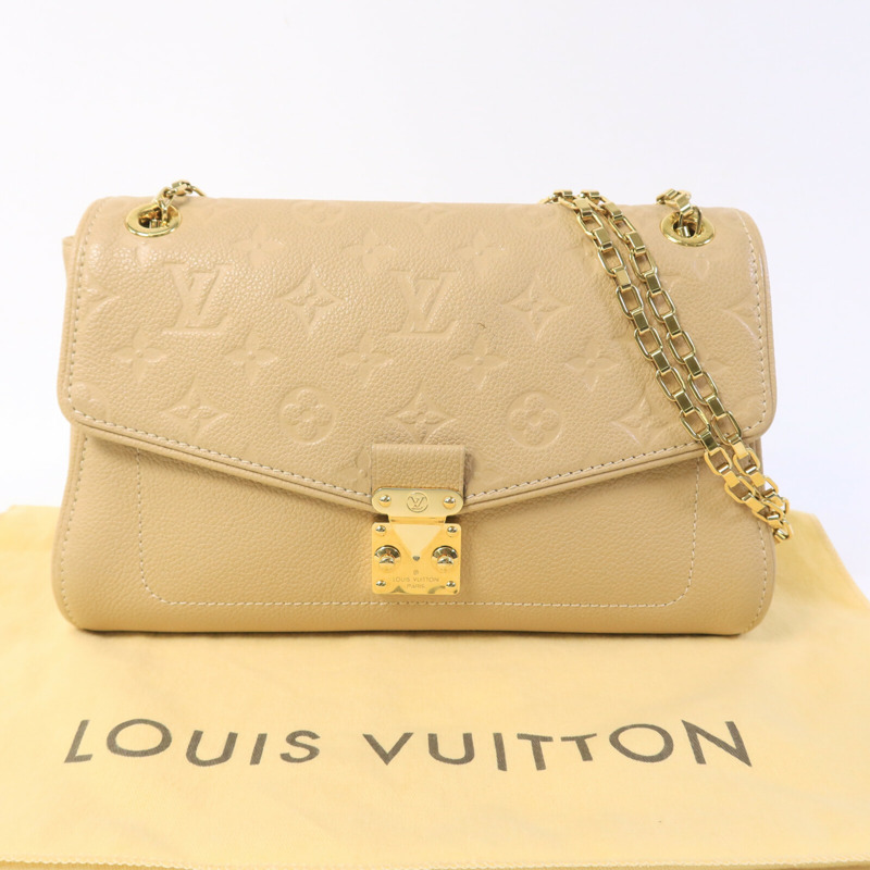 LOUIS VUITTON Monogram Gaint Germain PM鏈帶肩背袋-9