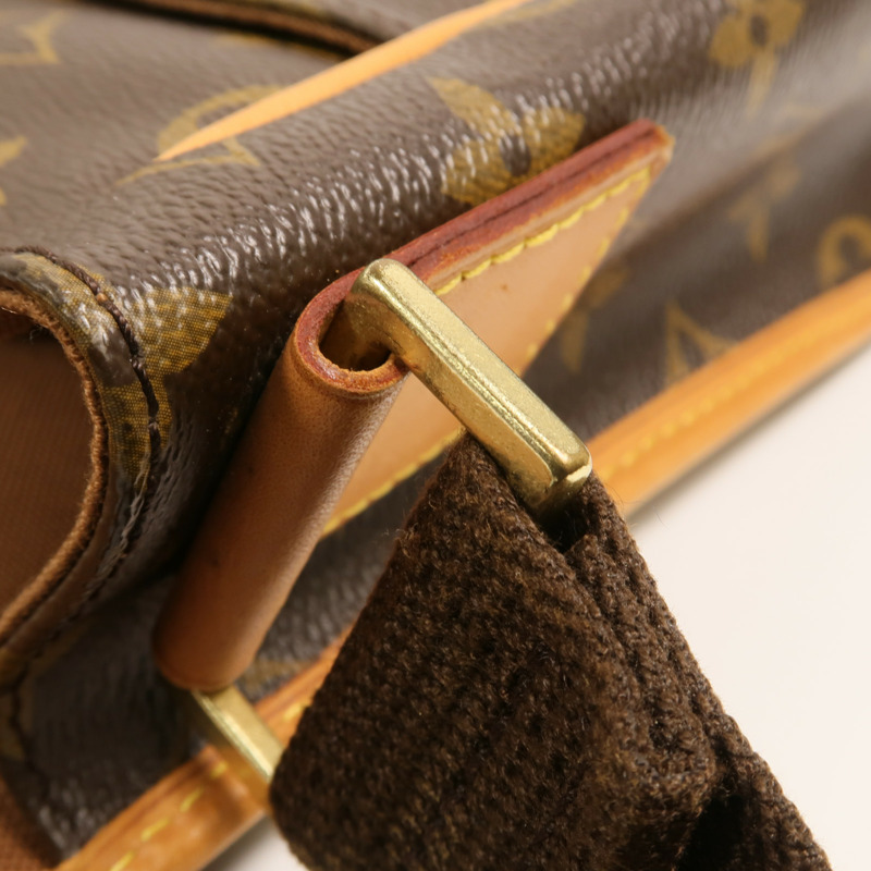 LOUIS VUITTON Monogram Bosphore金扣肩背袋-14