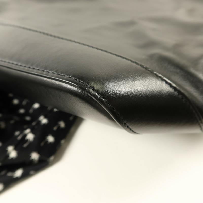 SAINT LAURENT 牛皮皮革/帆布Teddy Drawstring Tote Bag手挽袋-14