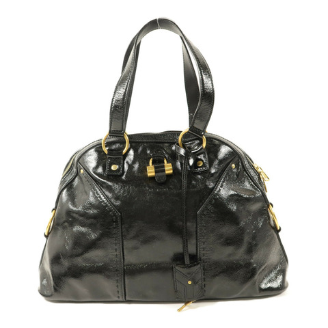 YVES SAINT LAURENT 漆皮皮革Muse Shoulder Bag肩背袋