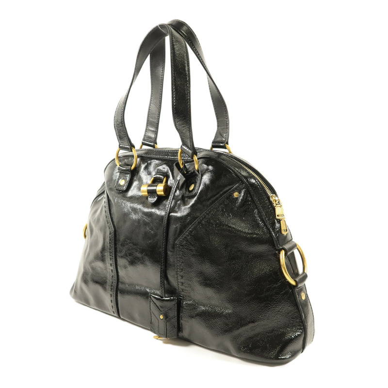 YVES SAINT LAURENT 漆皮皮革Muse Shoulder Bag肩背袋-2