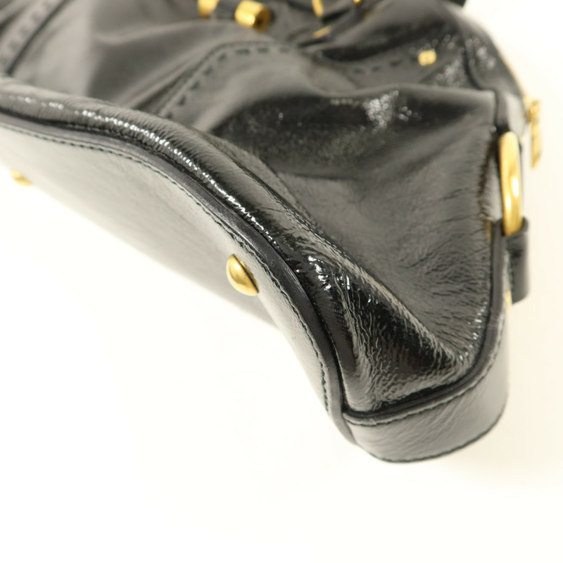 YVES SAINT LAURENT 漆皮皮革Muse Shoulder Bag肩背袋-13