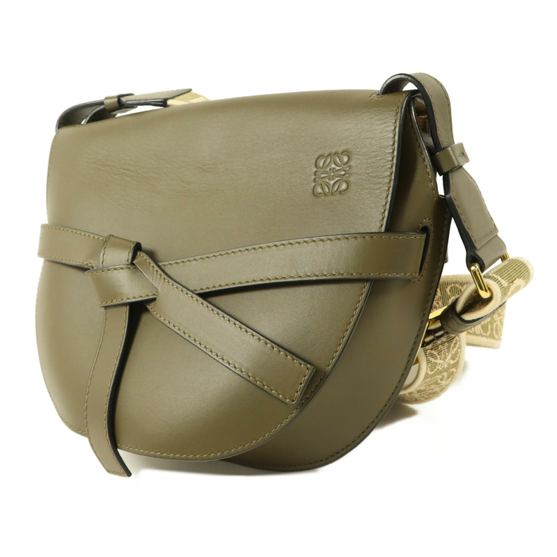 LOEWE 牛皮皮革Gate Small肩背袋-2